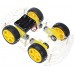 4WD Robot Smart Car Chassis Kits car with Speed Encoder  4WD Robot Smart Car Chassis Kits car with Speed Encoder