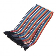 20CM DuPont Wire Color Jumper Cable 2.54mm 1P-1P Female to Female 40PCS 20CM DuPont Wire Color Jumper Cable 2.54mm 1P-1P Female to Female 40PCS